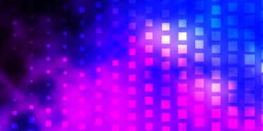 Açık Pembe, çokgen biçiminde Mavi vektör arkaplanı.