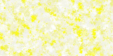 Üçgen formlu açık sarı vektör düzeni. Soyut tarzda, üçgen ve çizgilerle basit bir tasarım. Insperarion için tasarımı başlat.