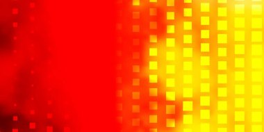 Açık Kırmızı, dikdörtgenli sarı vektör arkaplanı.