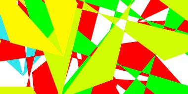 Koyu yeşil, kırmızı vektör üçgen mozaik duvar kağıdı. Soyut üçgenlerle, çehre biçiminde akıllı illüstrasyon. Web tasarımcıları için arkaplan.