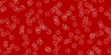 Açık kırmızı, sarı vektör çiçekli doğal sanat eseri. Basit arka planda rengarenk soyut çiçekler. İşiniz için en iyi tasarım.