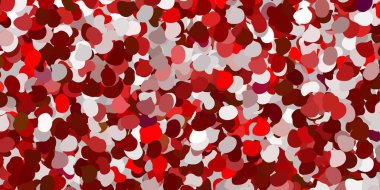 Soyut şekilli açık kırmızı vektör deseni. Gradyan rastgele formlarla modern soyut illüstrasyon. Cep telefonları için arka plan.