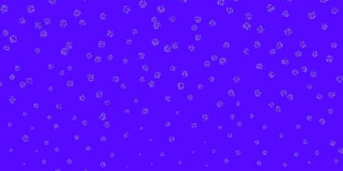 Açık pembe, çiçekli mavi vektör karalama şablonu. Origami tarzı çiçeklerle soyut illüstrasyon. Broşürler ve kitaplar için akıllı tasarım.