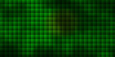 Koyu yeşil, kare şeklinde sarı vektör deseni. Gradyan dikdörtgenleri olan bir resim. Reklamınız, posteriniz, afişiniz için en iyi tasarım.