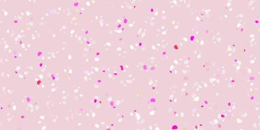 Rastgele şekilli açık pembe vektör arkaplanı. Soyut tarzda, gradyan formlarda basit tasarım. Web siteniz için basit illüstrasyon.