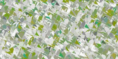 Rastgele üçgenli açık gri vektör dokusu. Üçgen şekilli, şekilli muhteşem soyut çizimler. Reklamlarınıza basit bir ekleme..