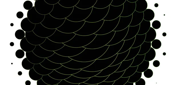 Hijau Muda Tata Letak Vektor Kuning Dengan Bentuk Lingkaran Ilustrasi - Stok Vektor