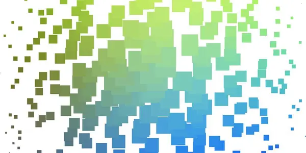 Светло Синий Зеленый Векторный Шаблон Прямоугольниками — стоковый вектор