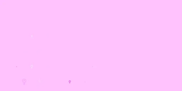 Светло Розовый Векторный Шаблон Табличками Бизнес Леди Абстрактная Иллюстрация Изображением — стоковый вектор