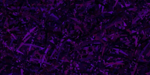 Modèle Vectoriel Violet Foncé Rose Avec Des Formes Triangulaires Formes — Image vectorielle