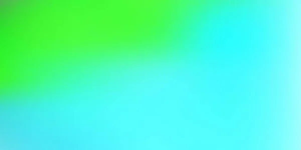 Azul Claro Layout Borrão Vetorial Verde Ilustração Gradiente Abstrato Desfocado —  Vetores de Stock
