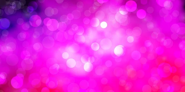Светло Фиолетовый Векторный Фон Кругами — стоковый вектор