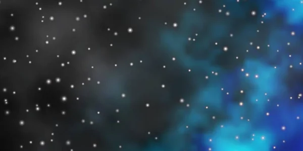 Agencement Vectoriel Bleu Clair Avec Étoiles Brillantes — Image vectorielle