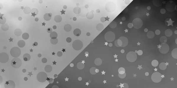 Patrón Vectorial Con Círculos Estrellas — Archivo Imágenes Vectoriales