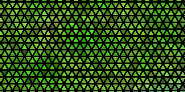 ライン 三角形のライトグリーンベクトルレイアウト カラフルな三角形のモダンな抽象的なイラスト ランディングページのテンプレート — ストックベクタ
