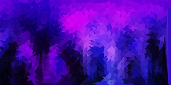 Темно Фиолетовый Розовый Векторный Треугольник Градиентная Иллюстрация Многоугольном Стиле Треугольниками — стоковый вектор