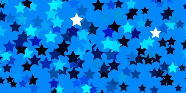 Σκούρο Μπλε Διανυσματικό Πρότυπο Αστέρια Νέον — Διανυσματικό Αρχείο