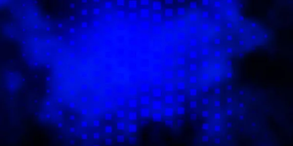 Donker Blauw Vectorsjabloon Rechthoeken — Stockvector