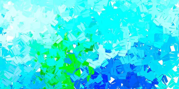Modèle Triangle Abstrait Vecteur Bleu Clair Vert Nouvelle Illustration Colorée — Image vectorielle