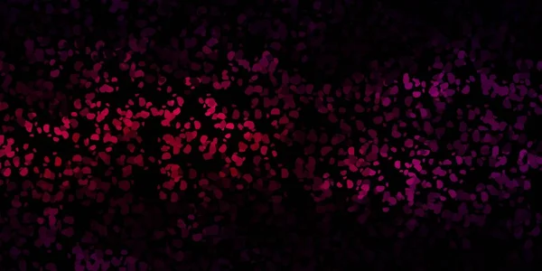 Темно Фиолетовый Векторный Фон Хаотичными Формами Современная Абстрактная Иллюстрация Градиентными — стоковый вектор