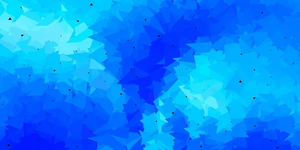 Hellblaue Vektorgradienten Polygon Textur Abstrakte Illustration Mit Eleganten Verlaufsdreiecken Wallpaper — Stockvektor