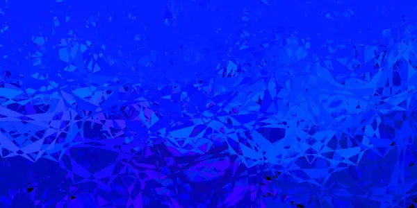 Σκούρο Ροζ Μπλε Διάνυσμα Φόντο Τρίγωνα Γραμμές Εικονογράφηση Αφηρημένα Πολύχρωμα — Διανυσματικό Αρχείο