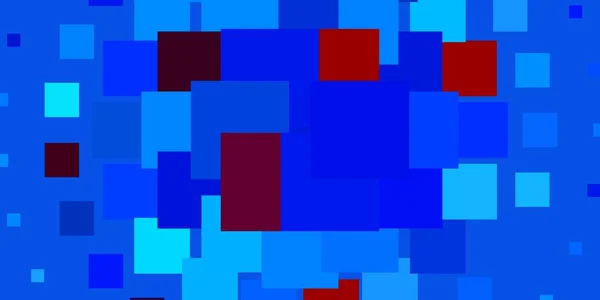 Hellblauer Roter Vektorhintergrund Mit Rechtecken — Stockvektor