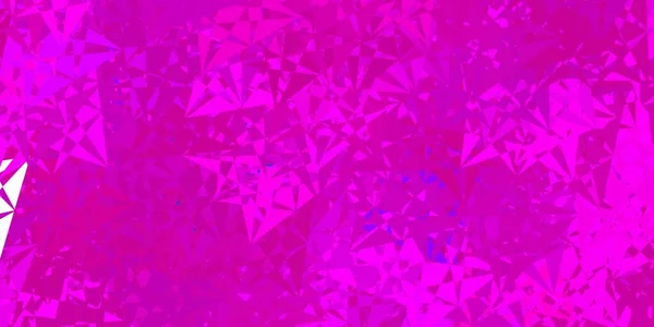 Tmavě Růžový Vektorový Vzor Mnohoúhelníkovými Tvary Vynikající Abstraktní Ilustrace Rozsahem — Stockový vektor