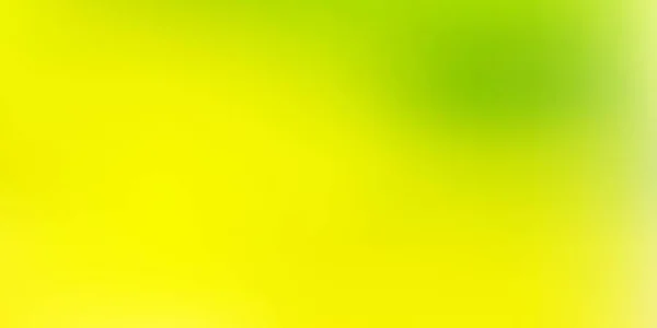 Jasnozielony Żółty Wektor Abstrakcyjny Układ Rozmycia Abstrakcyjna Kolorowa Ilustracja Rozmytym — Wektor stockowy