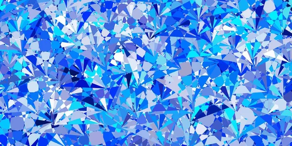 Plantilla Vectorial Light Blue Con Formas Triangulares Ilustración Con Formas — Archivo Imágenes Vectoriales