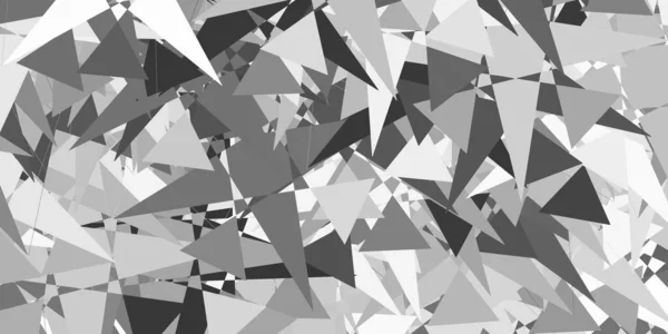 Светло Серый Вектор Треугольными Формами Иллюстрация Веб Материала Цветными Треугольниками — стоковый вектор