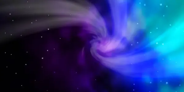 Modèle Vectoriel Rose Foncé Bleu Avec Étoiles Néon — Image vectorielle