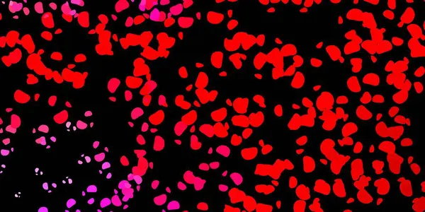 Σκούρο Ροζ Κίτρινο Διάνυσμα Φόντο Χαοτικά Σχήματα Απλό Σχέδιο Αφηρημένο — Διανυσματικό Αρχείο