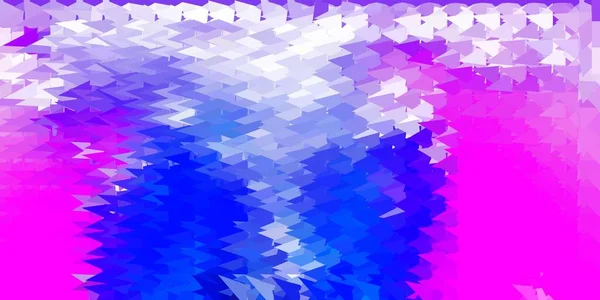 Texture Triangle Abstraite Vectorielle Rose Clair Bleue Illustration Abstraite Colorée — Image vectorielle