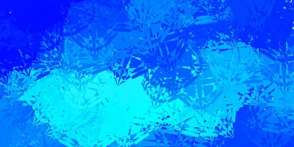 Світло Блакитний Векторний Візерунок Багатокутними Формами Чудова Абстрактна Ілюстрація Трикутними — стоковий вектор
