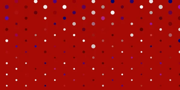 带有圆点的浅红色矢量背景 带气泡的梯度装饰设计 商业广告的模式 — 图库矢量图片