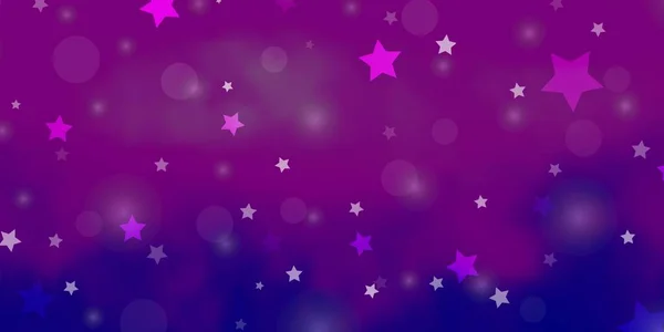 Светло Розовый Голубой Вектор Искушают Циркулями Звездами — стоковый вектор