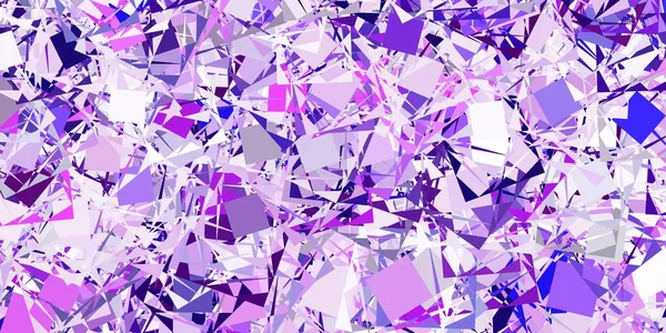 带有任意三角形的浅紫色矢量纹理 用五彩缤纷的三角形进行突出的抽象说明 精子的开始设计 — 图库矢量图片
