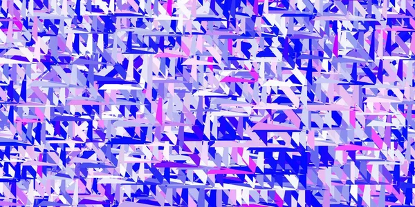 Светло Розовая Голубая Векторная Компоновка Треугольными Формами Иллюстрация Веб Материала — стоковый вектор