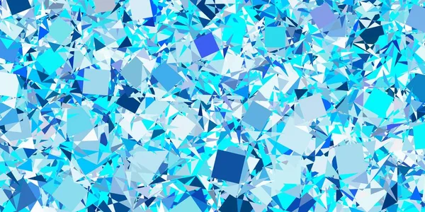 Textura Vectorial Azul Claro Con Triángulos Aleatorios Ilustración Material Web — Archivo Imágenes Vectoriales