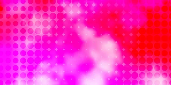 Світло Рожевий Векторний Фон Колами — стоковий вектор