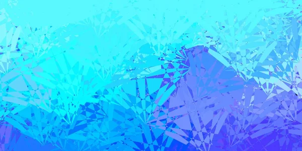 Donkerroze Blauwe Vectorachtergrond Met Veelhoekige Vormen Eenvoudig Ontwerp Abstracte Stijl — Stockvector