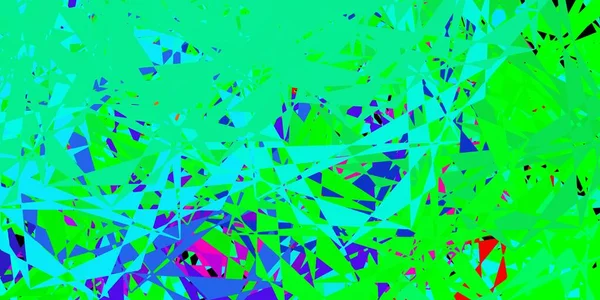 Светлый Многоцветный Векторный Фон Треугольниками Линиями Выдающаяся Абстрактная Иллюстрация Диапазоном — стоковый вектор