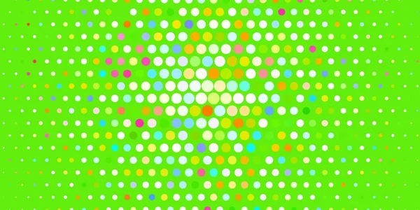 Светлый Многоцветный Векторный Фон Пузырями Блестящие Абстрактные Иллюстрации Красочными Каплями — стоковый вектор