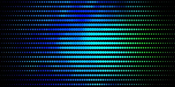 Темно Синяя Зеленая Векторная Компоновка Окружностями — стоковый вектор