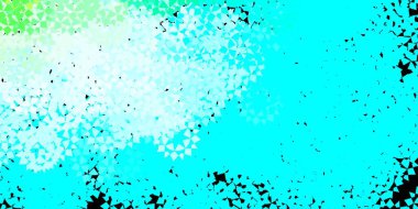 Açık mavi, rastgele üçgenli yeşil vektör dokusu. Soyut renkli üçgen şekilli illüstrasyon. Insperarion için tasarımı başlat.