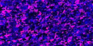 Üçgen biçiminde açık mor vektör dokusu. Doğa tarzında üçgenleri olan güzel bir çizim. İniş sayfası için modern şablon.