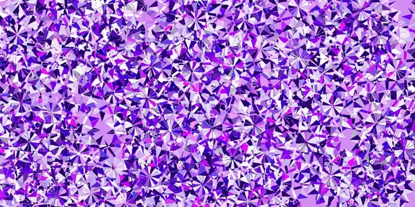 Gabarit Vectoriel Violet Clair Avec Flocons Glace Illustration Abstraite Colorée — Image vectorielle