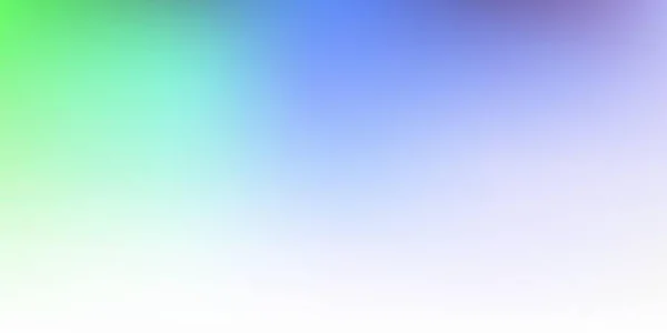 Azul Claro Layout Desfoque Gradiente Vetorial Verde Blur Ilustração Colorida — Vetor de Stock