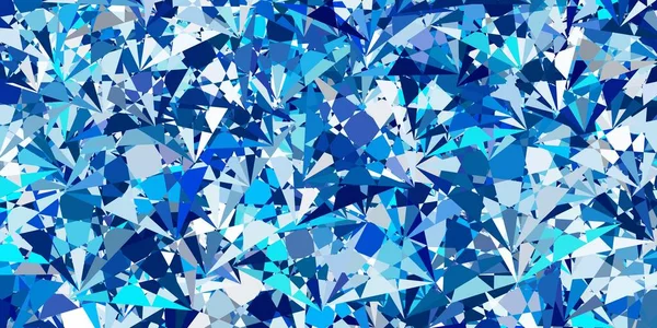 Fondo Vectorial Azul Claro Con Formas Poligonales Magnífica Ilustración Abstracta — Archivo Imágenes Vectoriales